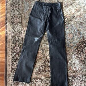 Bebe Black Dress Pants with Straight Leg Cutlike brand new100% quality leather